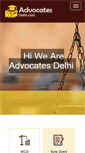 Mobile Screenshot of advocatesdelhi.com